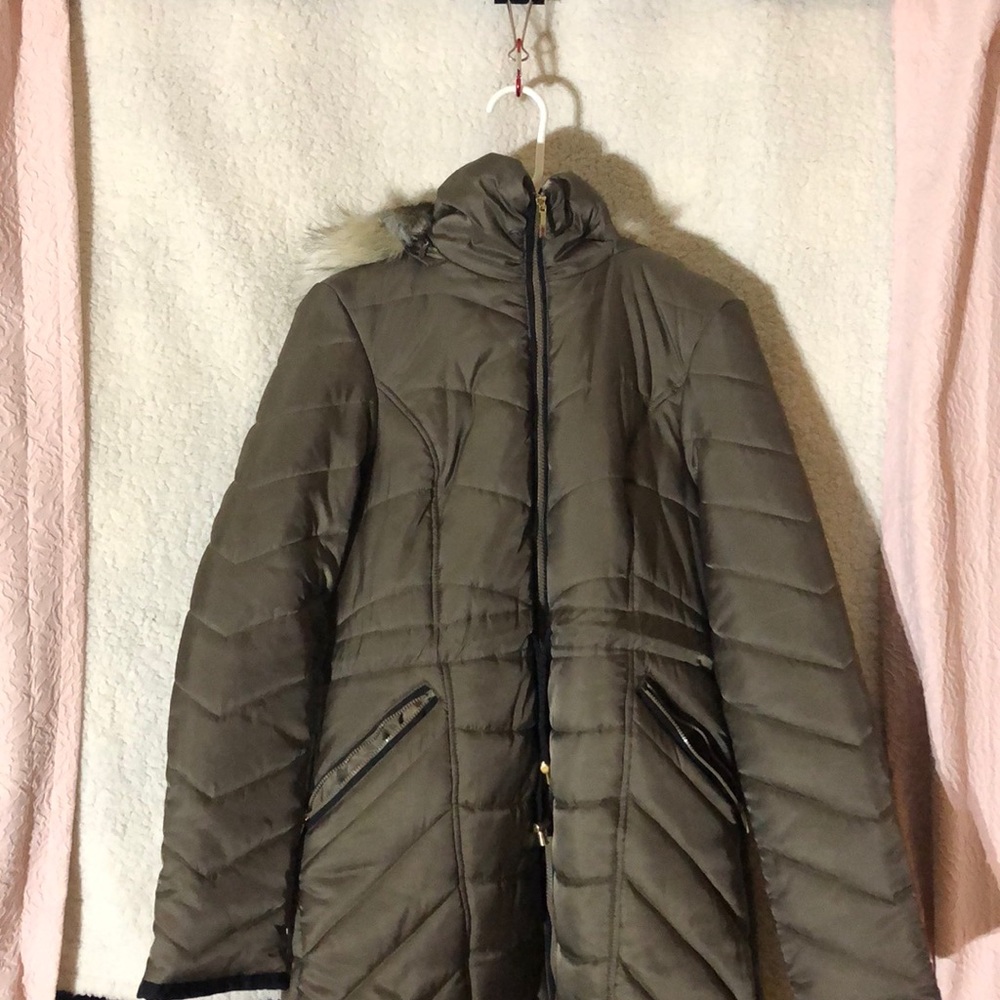 Olive pretty winter coat